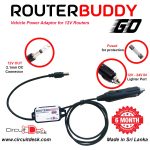 RouterBuddy Go | 12V & 5V Vehicle Voltage Regulator for Routers and other devices